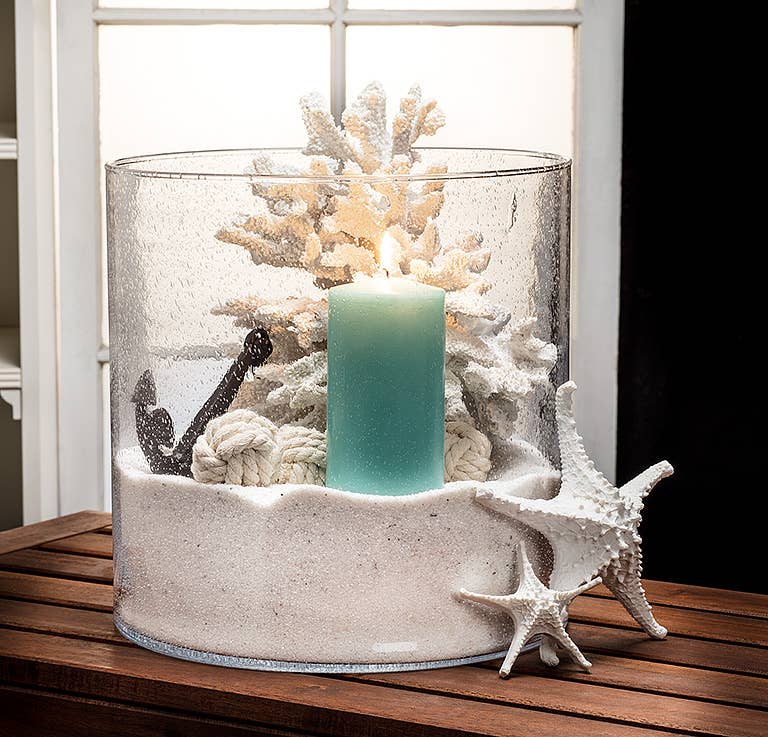 Decor - Medium White Starfish - 7.5"W