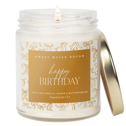 Candle - Happy Birthday 9 oz