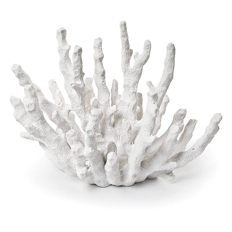 Decor - White Finger Coral -7.5"L