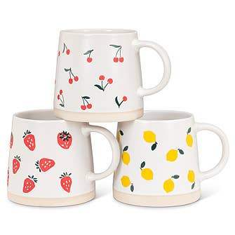 Mug - Lemons-3.5"H(14oz)