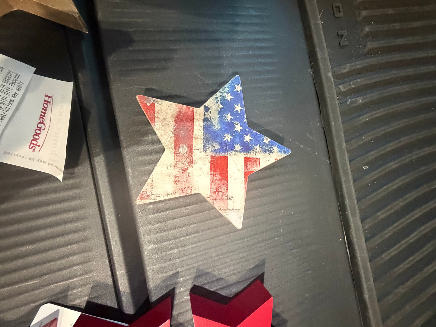 Wood Sign - Patriotic Star