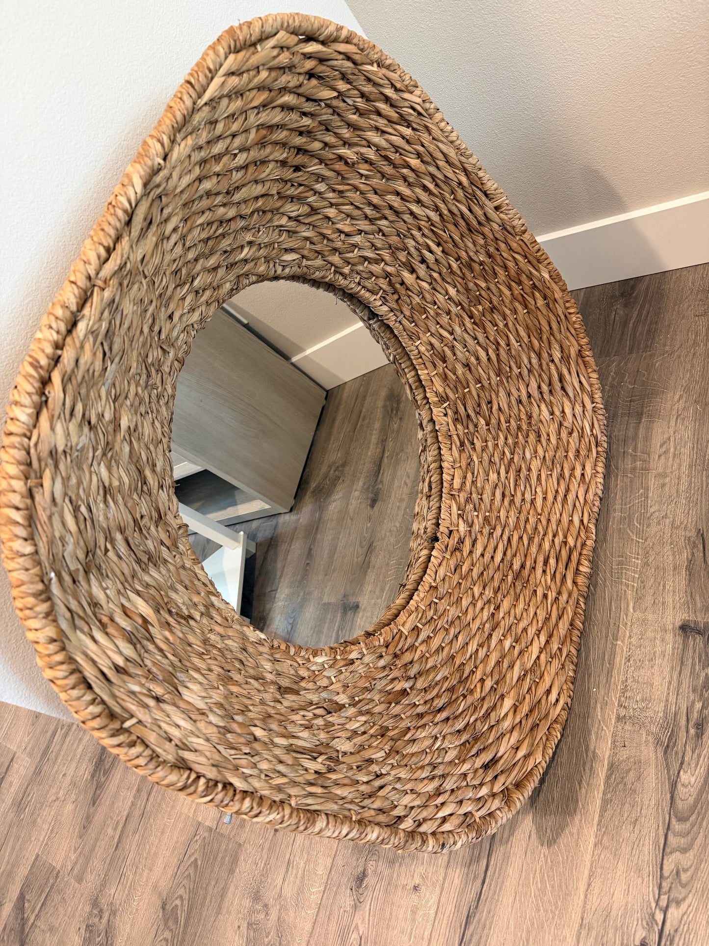 Wall Art: Rattan Mirror