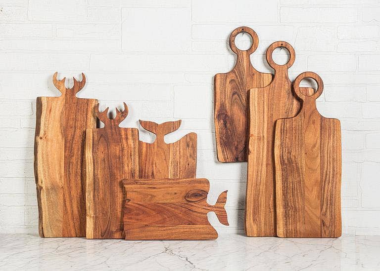 Charcuterie Board - Whale Tail Handle
