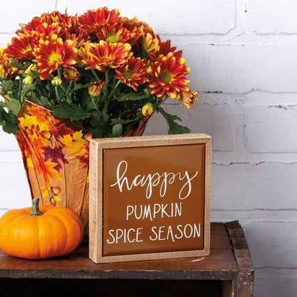 Wood Sign - Happy Pumpkin Spice Season