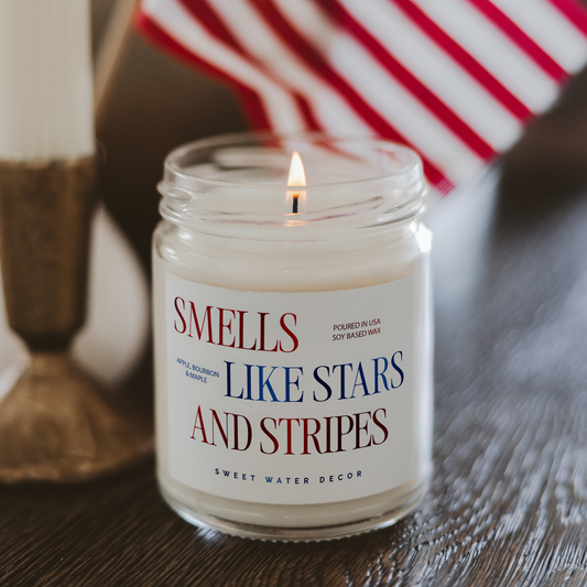 Candle - Smells Like Stars and Stripes 9 oz