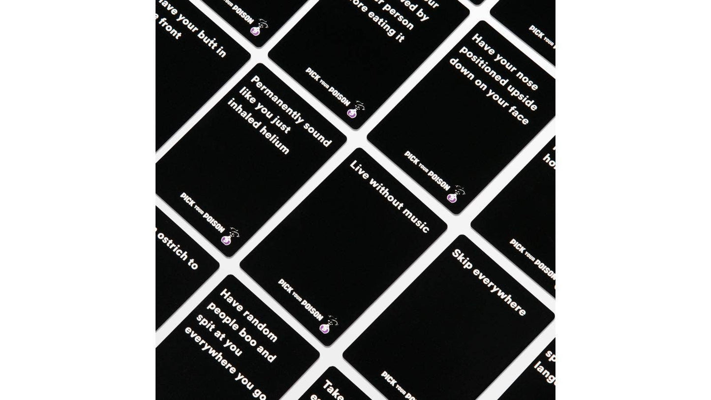 Game - PICK YOUR POISON