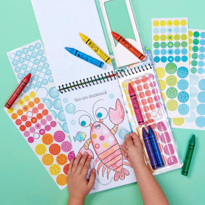 Arts & Crafts- Going Dotty Ocean Color & Stickers