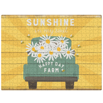 Puzzle - 1,000 Piece Sunshine Happy Day Farm Puzzle