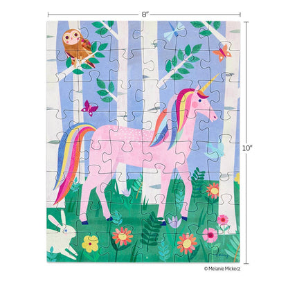 Puzzle - 48 Piece Unicorn Forest Puzzle