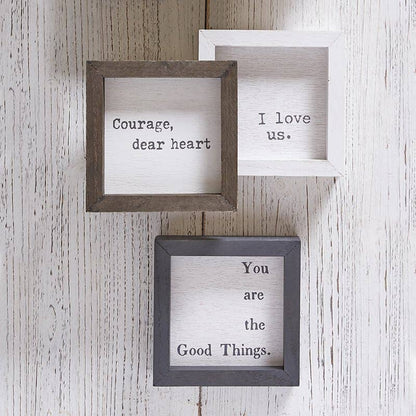 Wood Sign -  I Love Us