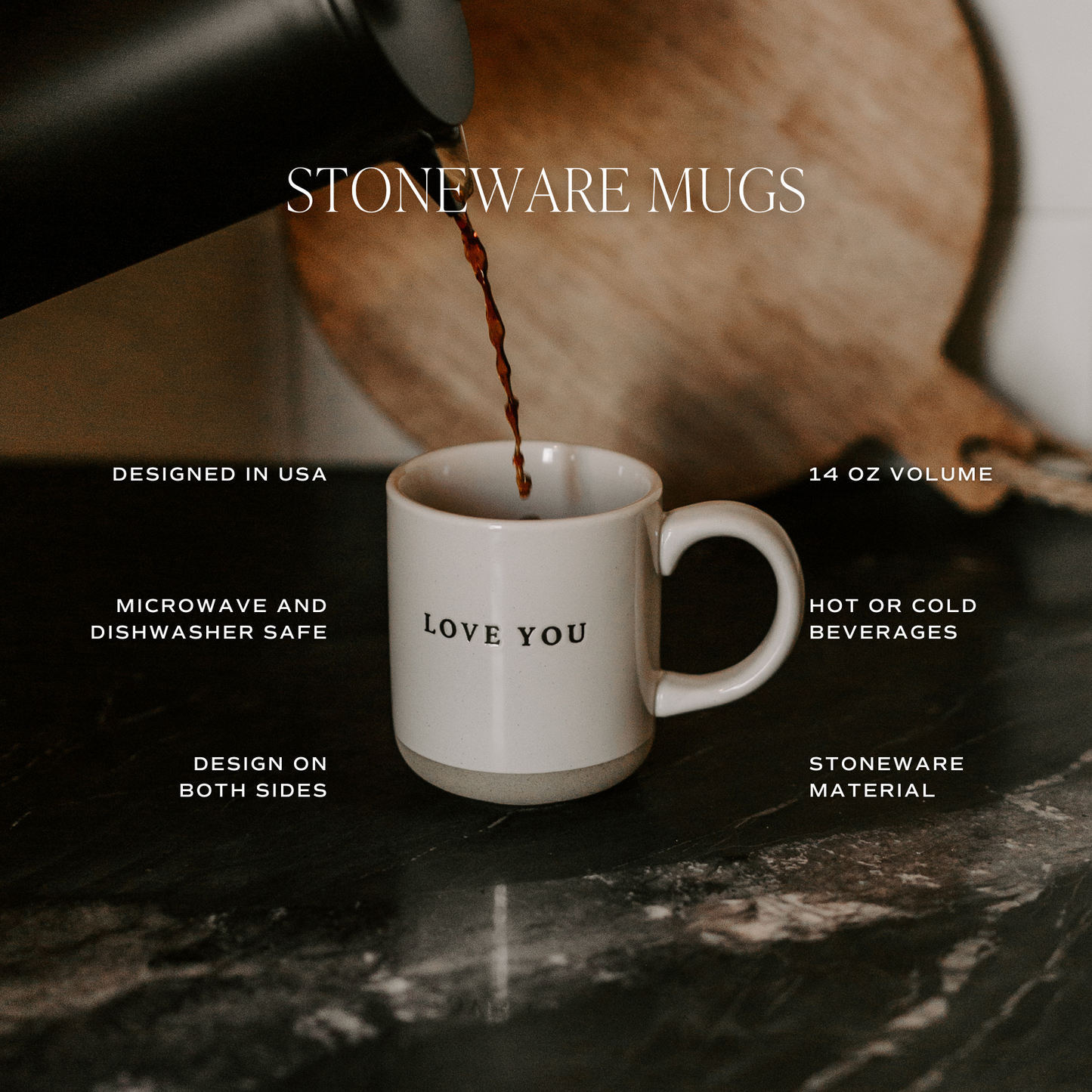 Mug - Best Dad Ever Stoneware Coffee Mug