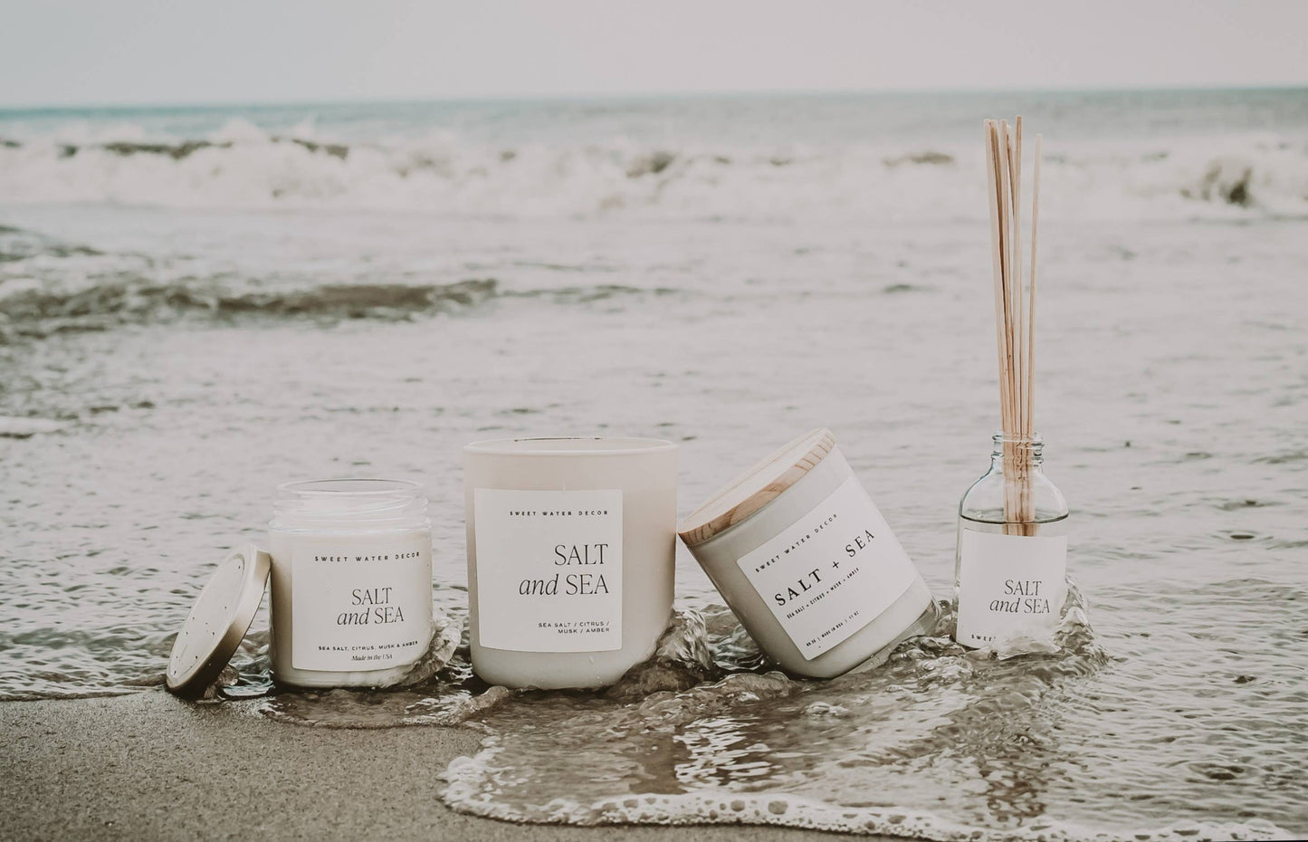 Candle - Salt and Sea 11 oz Soy Candle
