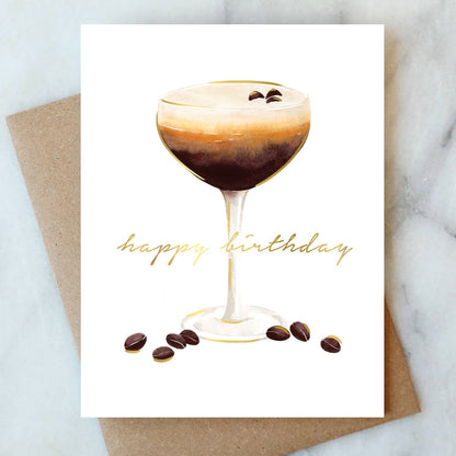 Greeting Card: Espresso Martini