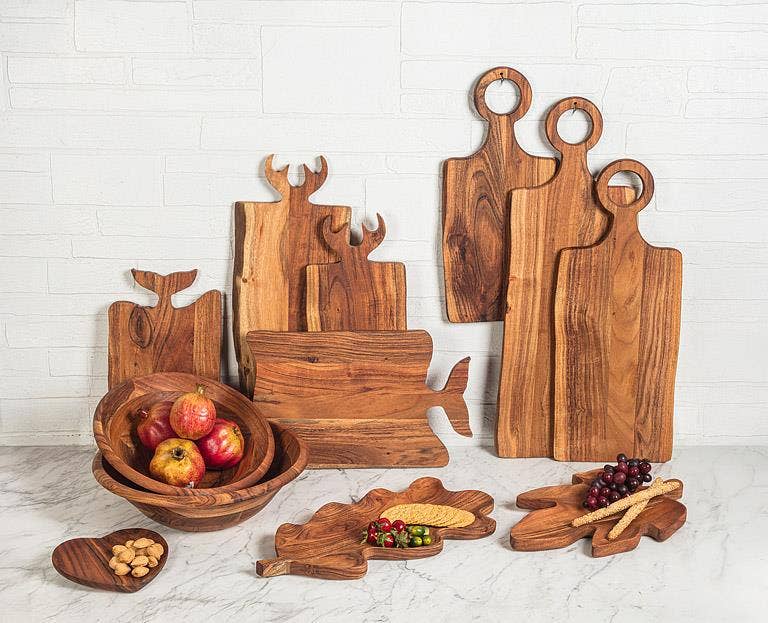 Charcuterie Board - Whale Tail Handle