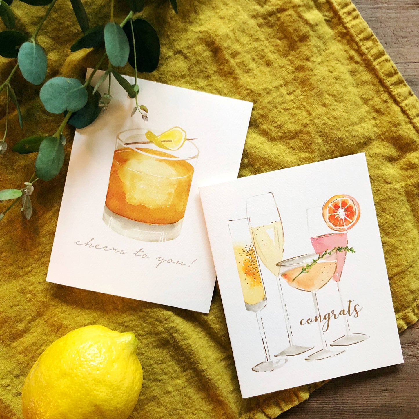 Greeting Card: Whiskey Cheers