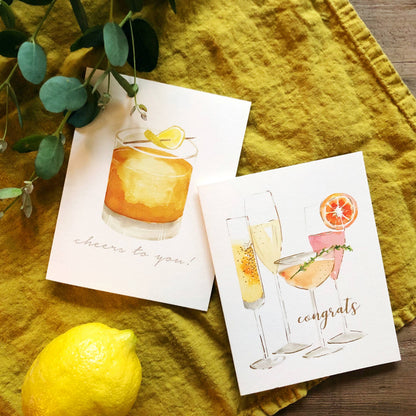 Greeting Card: Whiskey Cheers