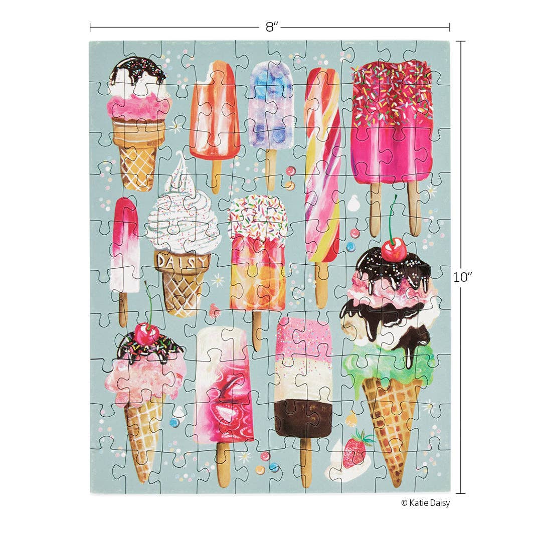 Puzzle - 100 Piece Ice Cream & Pops Puzzle