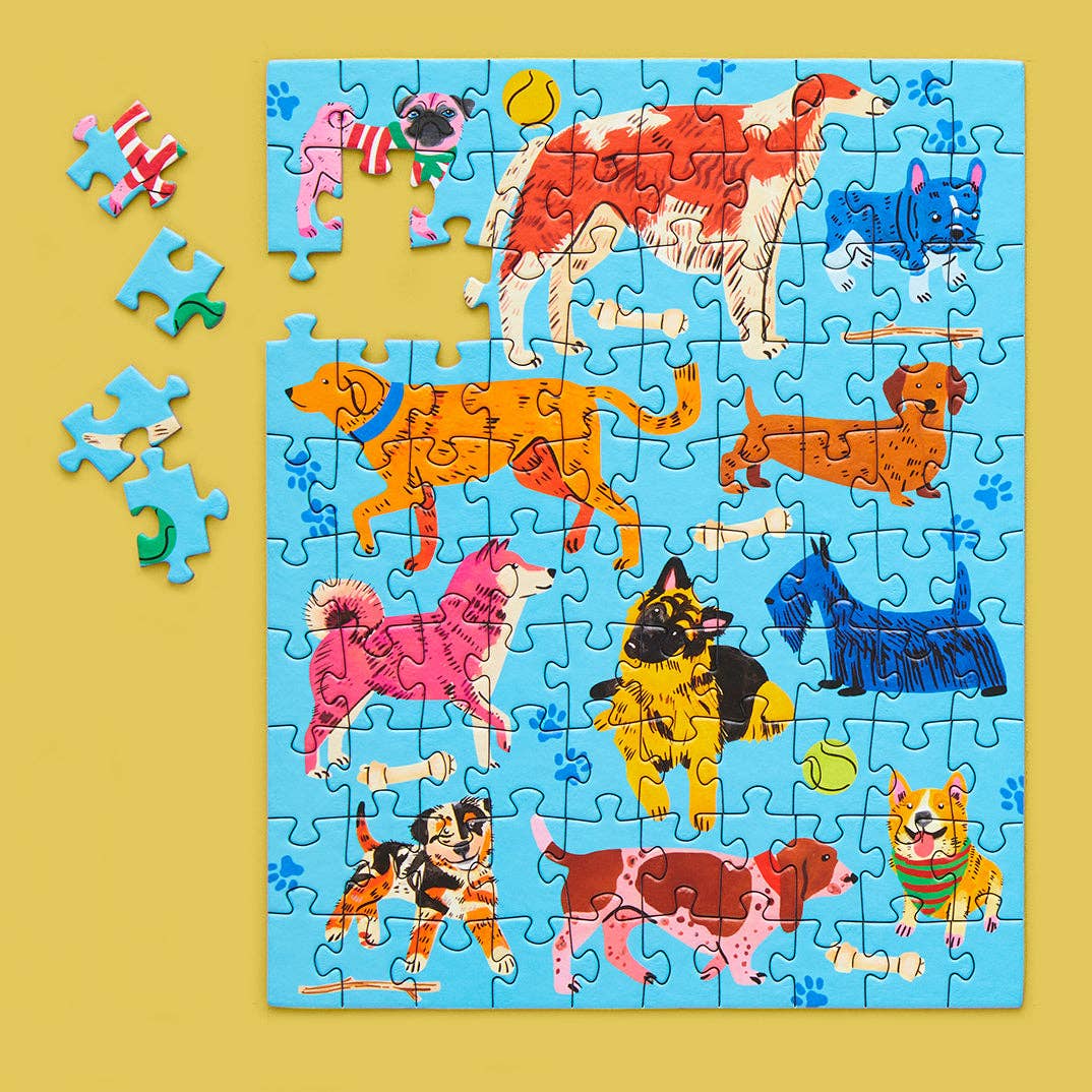 Puzzle - 100 Piece Pooches Playtime Puzzle