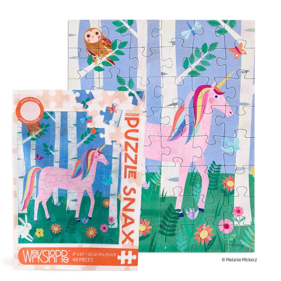 Puzzle - 48 Piece Unicorn Forest Puzzle