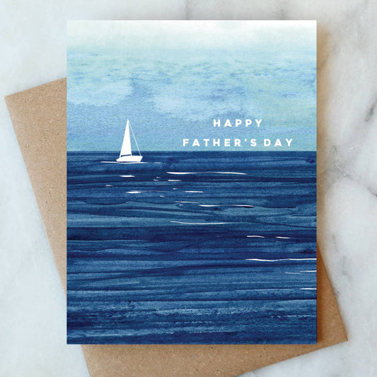 Greeting Card: Sail Boat Father's Day