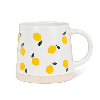Mug - Lemons-3.5"H(14oz)