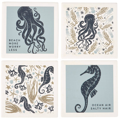 Coasters - Sea Creatures Set