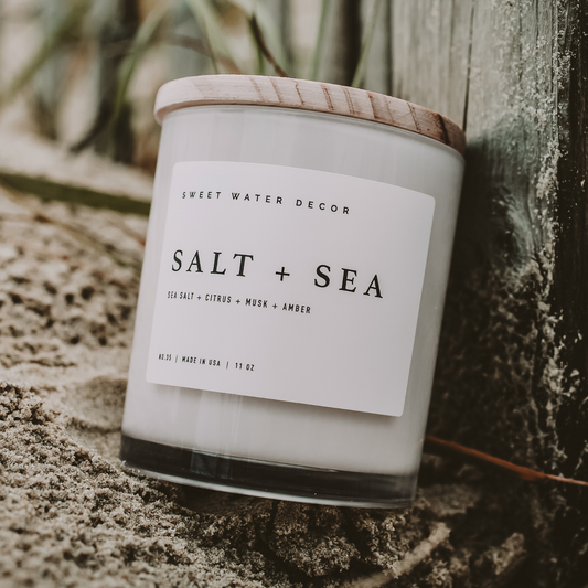 Candle - Salt and Sea 11 oz Soy Candle