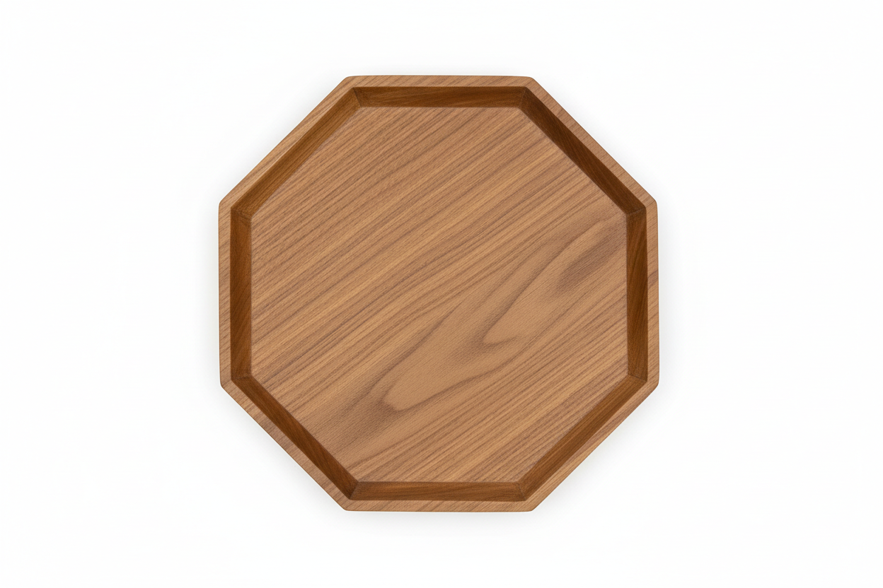 Decor - 9.5 In Wood Tray