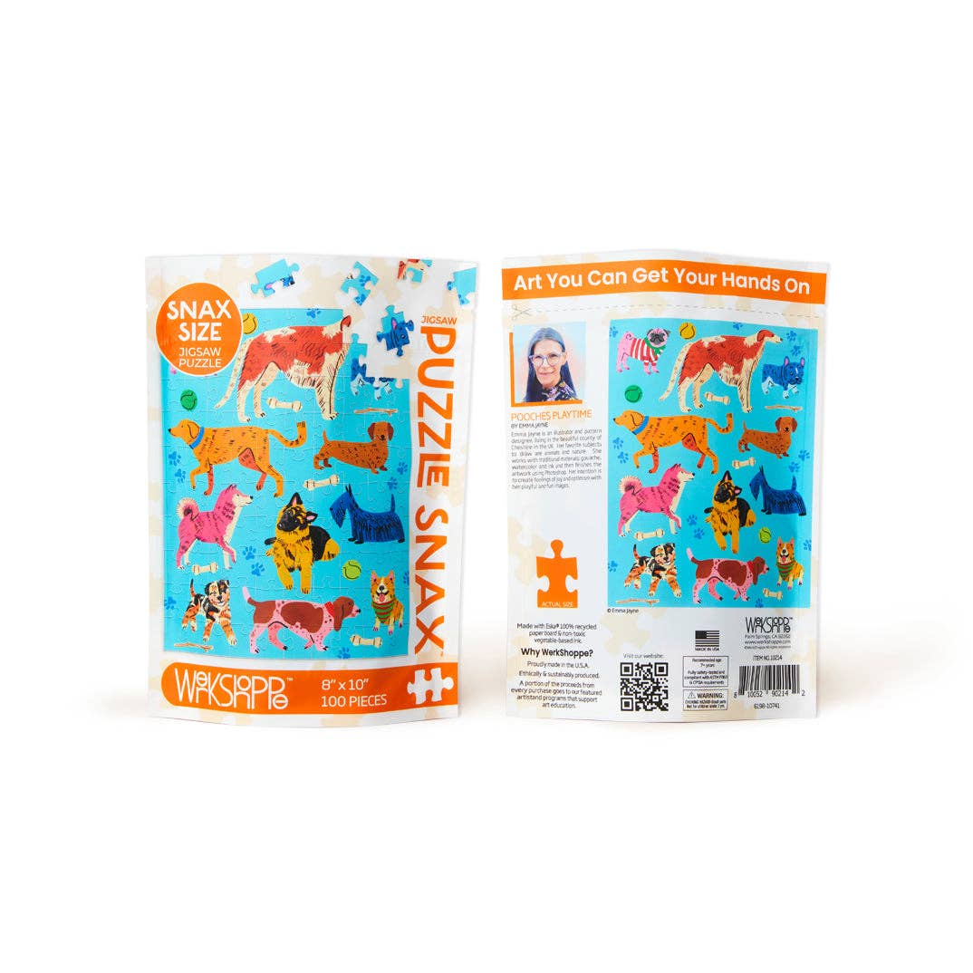 Puzzle - 100 Piece Pooches Playtime Puzzle