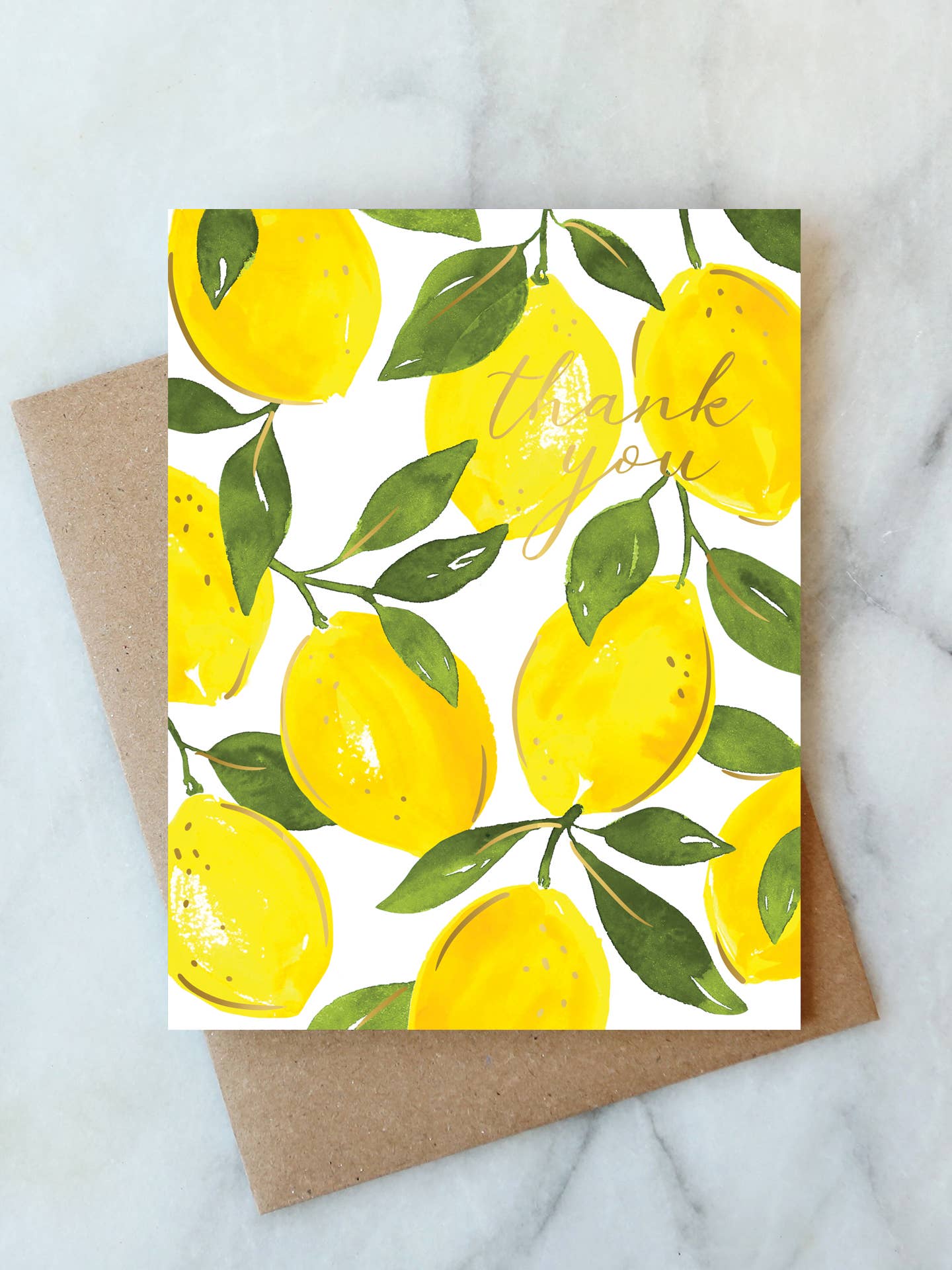 Greeting Card: Lemon Thank You