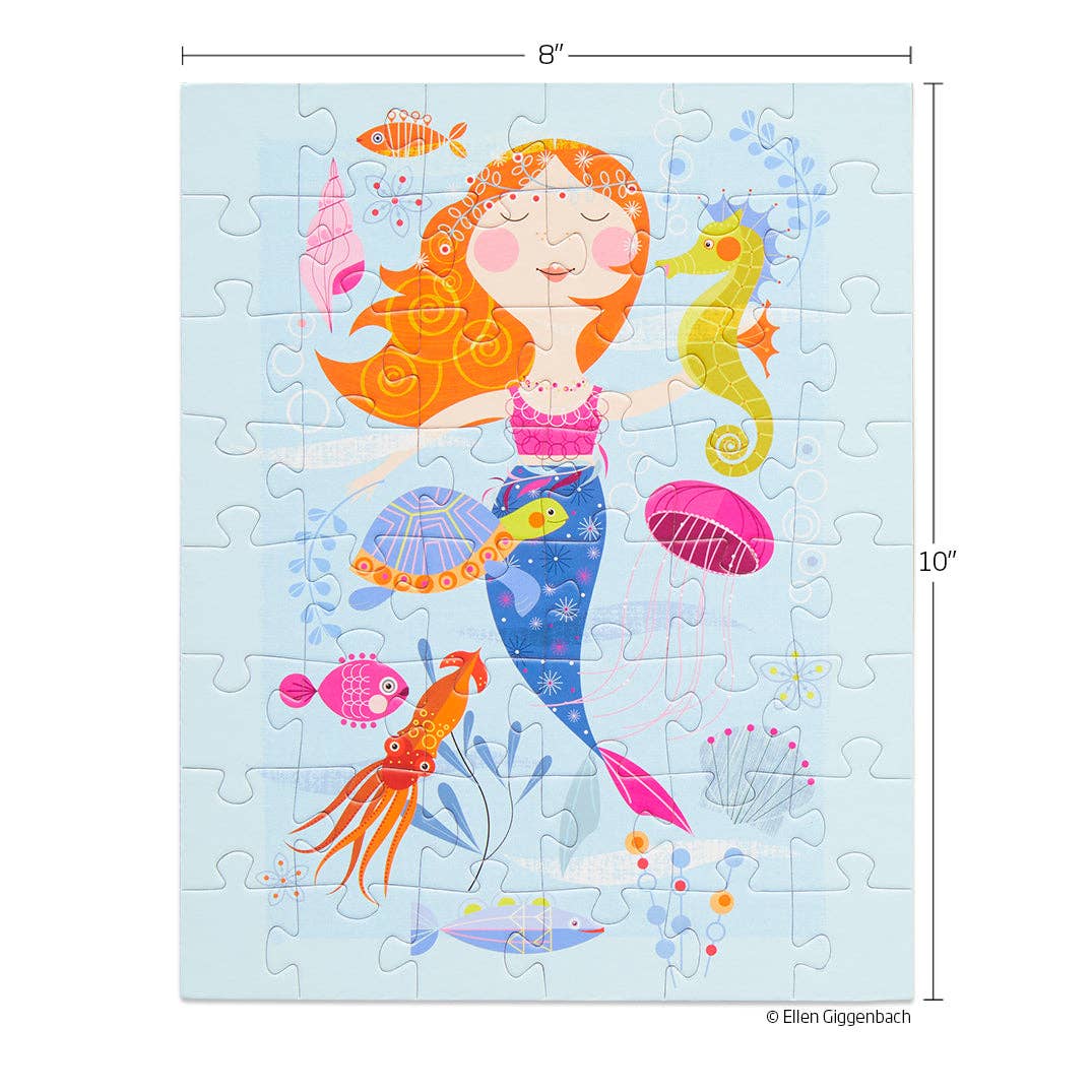Puzzle - 48 Piece Mermaid and Friends Puzzle