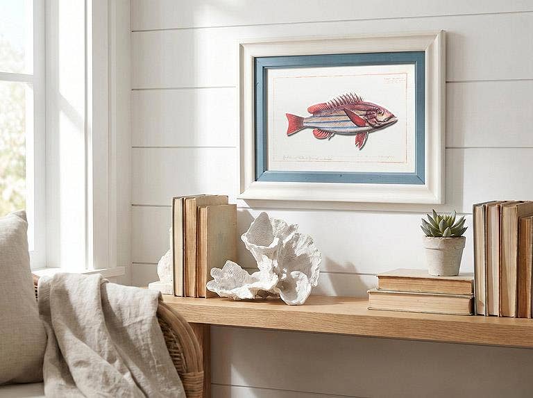 Decor - Large White Flower Coral