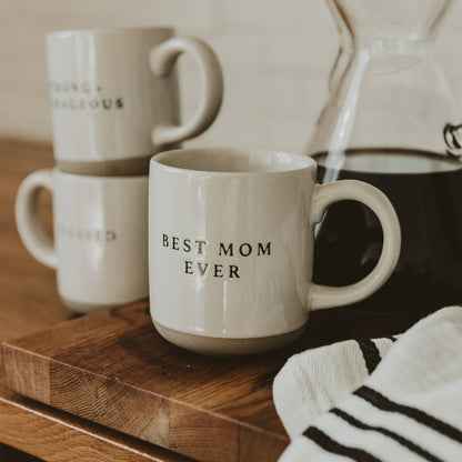 Mug - Best Mom Ever Stoneware Coffee Mug