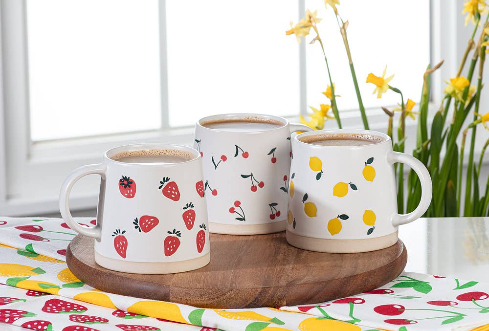 Mug - Lemons-3.5"H(14oz)