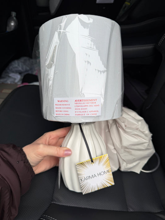Lamp: small white