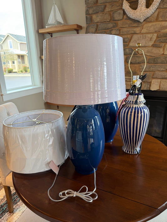 Lamp: Large Blue