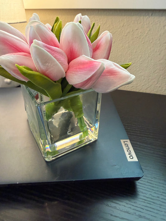 Artificial Flowers - Pink Tulips