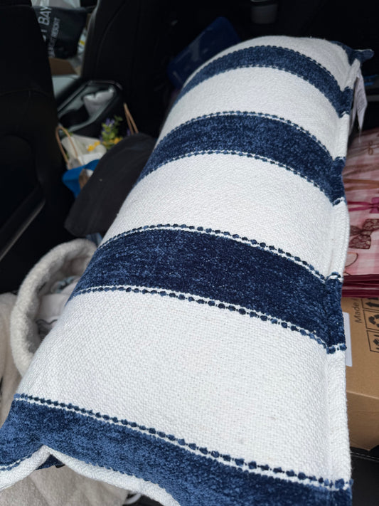 Pillow - Blue & White Stripe
