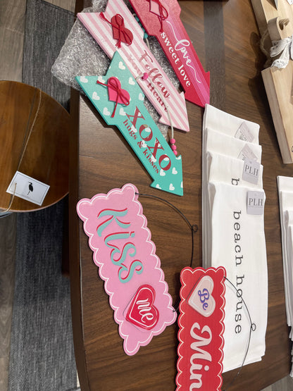 Decor: Valentine Day sign