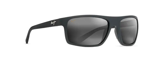 Maui Jim: GREY BYRON BAY BLACK MATTE RUBBER