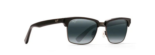 Maui Jim: KAWIKA BLACK GLOSS PEWTER  GREY