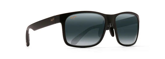 Maui Jim: GRAY RED SANDS BLACK MATTE