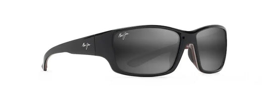 Maui Jim: LOCAL KINE SHINY BLACK/GREY/MAROON