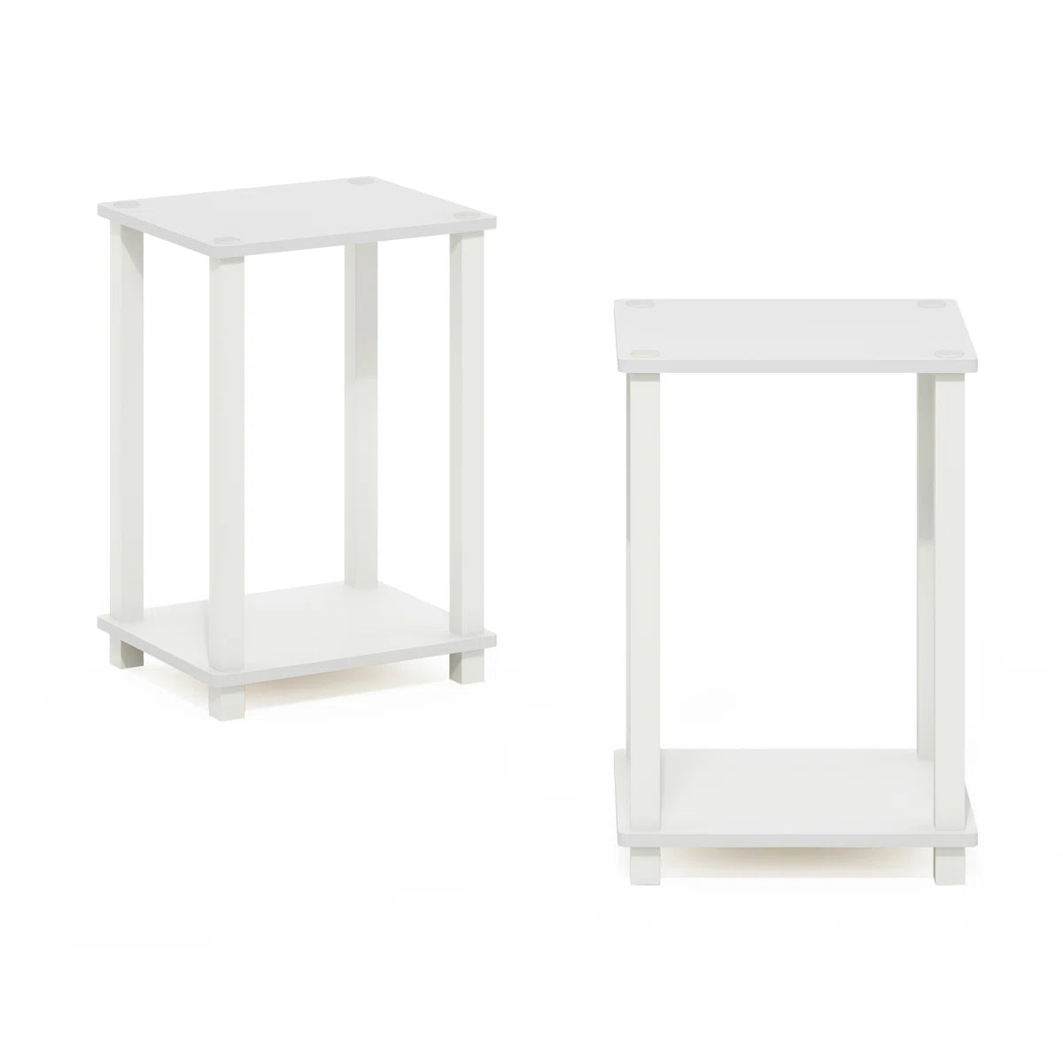 Furniture: White side table