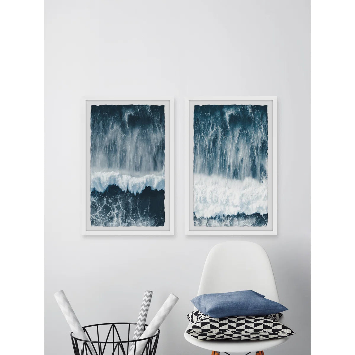 Wall Art: Coastal waves