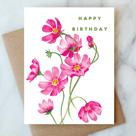 Greeting Card: Cosmos Birthday
