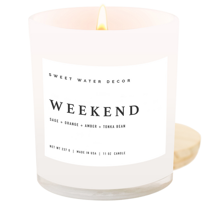 Candle - Weekend 11 oz Soy Candle