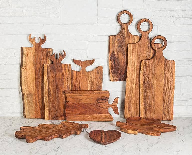 Charcuterie Board - Whale Tail Handle