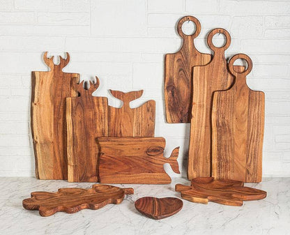 Charcuterie Board - Whale Tail Handle