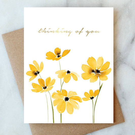 Greeting Card: Daisy Sympathy